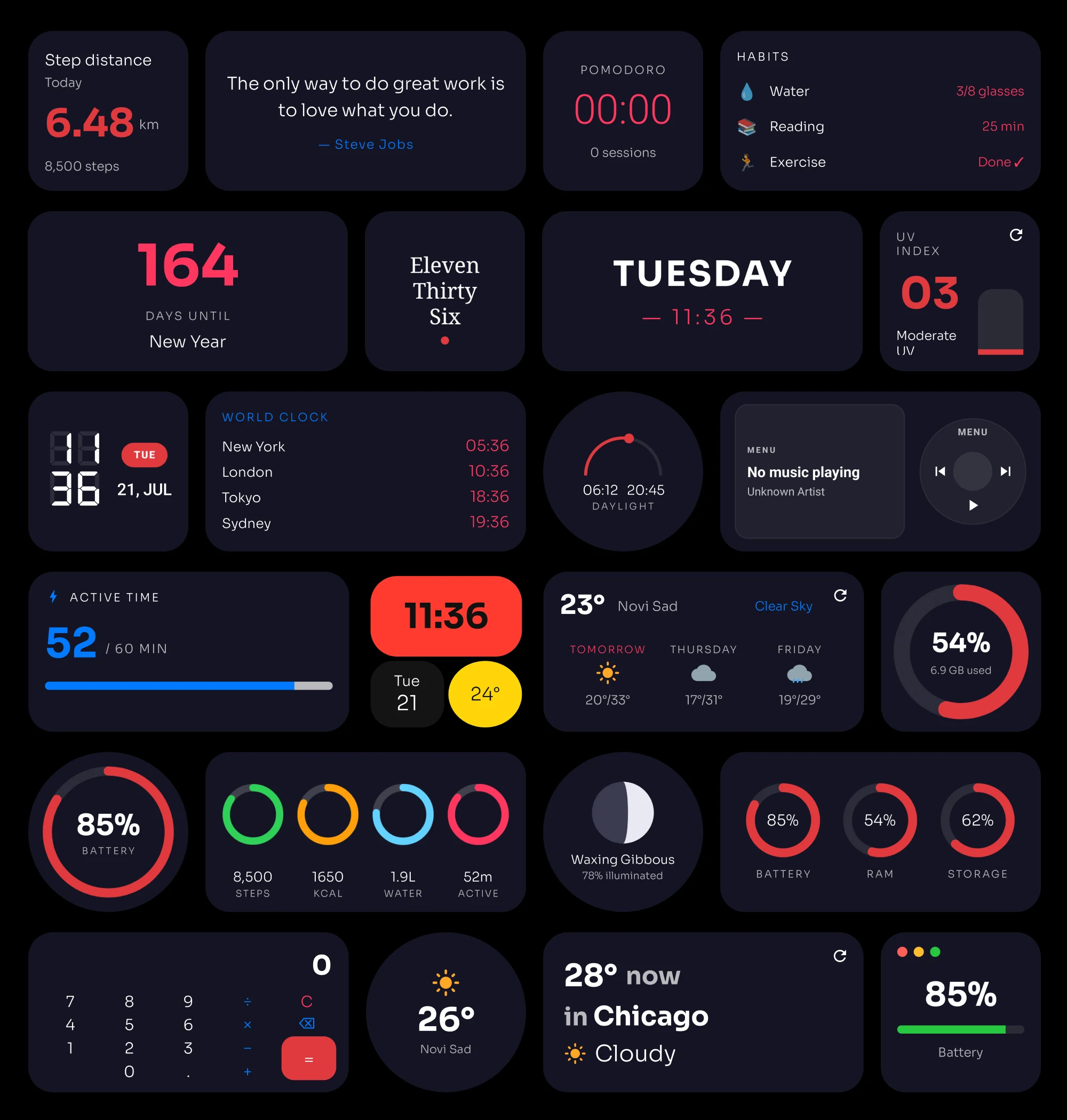 One4Widgets: Aesthetic Widgets screenshot